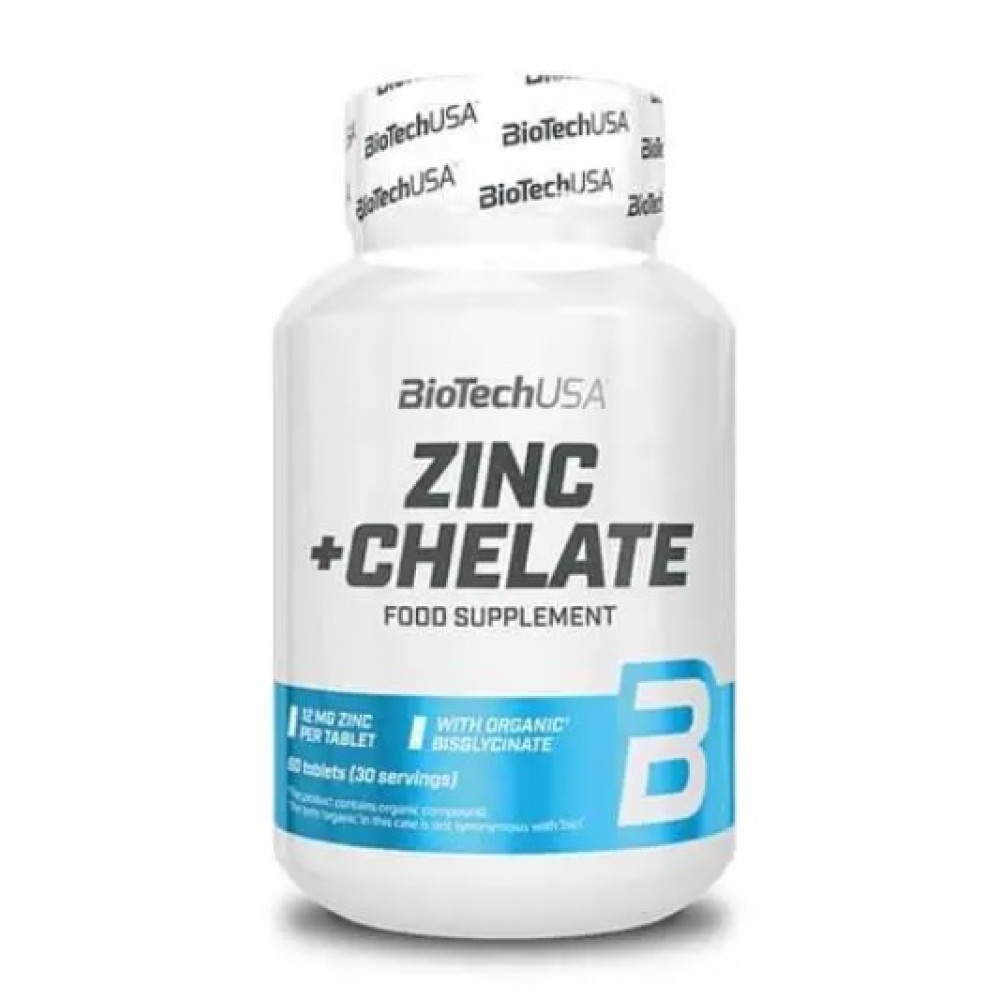 Zinc + Chelate 60 tablet - Biotech USA