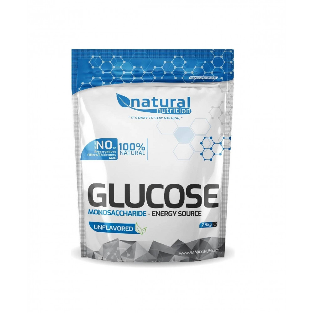 Glucose - Dextróza - Hroznový cukor 2500 g - Natural nutrition