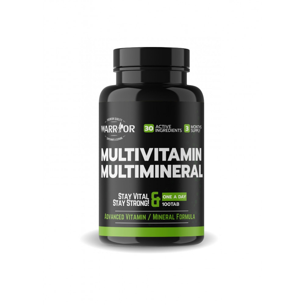 Multivitamín Multiminerál 100 tabliet - Warrior