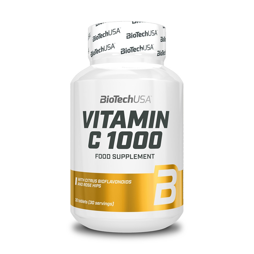 Vitamín C 1000 100 tablet - Biotech USA