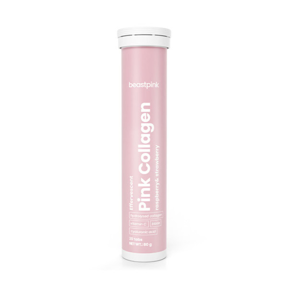 Šumivý Pink Collagen 20 tabliet - BeastPink