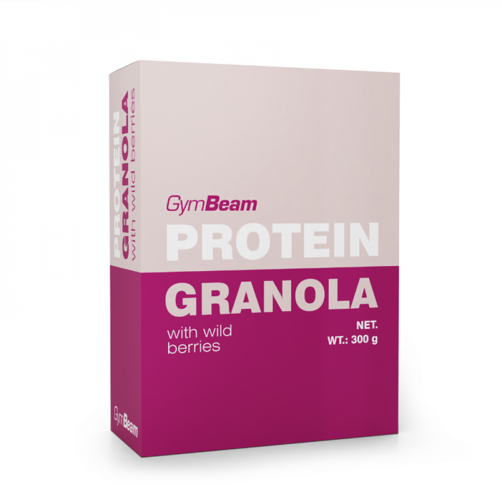 Proteínová granola s lesným ovocím 300 g - GymBeam