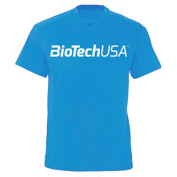 Pánské tričko modré - Biotech USA