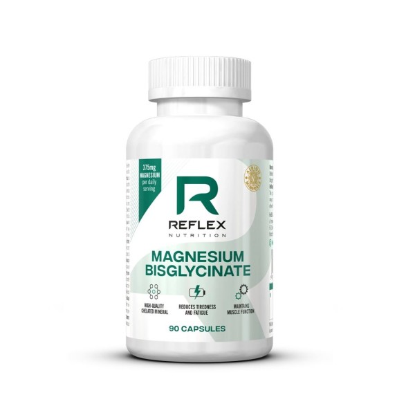 Hořčík Magnesium Bisglycinate 90 kapslí - Reflex Nutrition